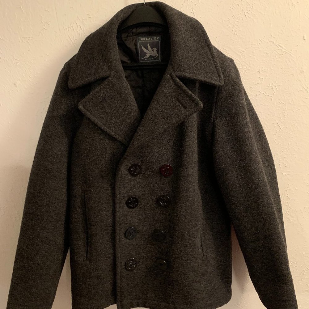 I. Spiewak and Sons Wool men's pea coat (S)